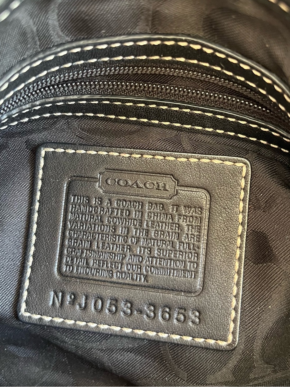 Coach Vintage Y2K Soho Shoulder Bag, 3653 Black Leather Hobo Buckle - Picture 2 of 12